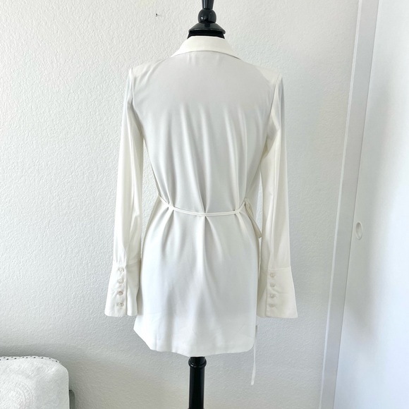 NWOT Botany White Wrap-Around Blazer Dress - S - Picture 6 of 10